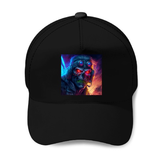 ZOMBIE IRON MAIDEN (version 9) Baseball Caps
