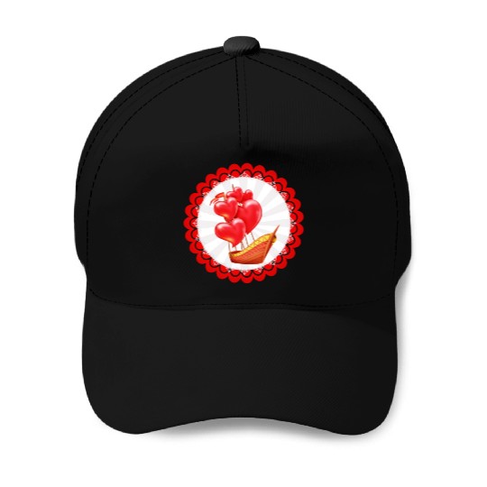 Scarlet Sails. Happy Valentine's Day. Baseball Caps