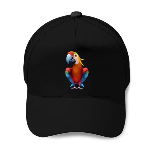 Macaw Baseball Caps