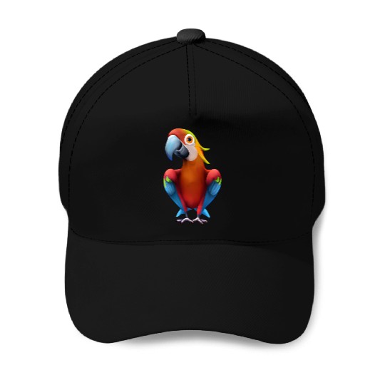 Macaw Baseball Caps