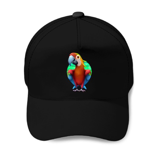Macaw Baseball Caps