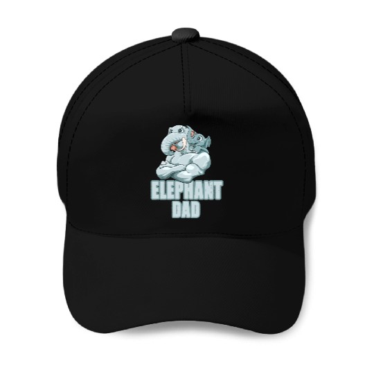Elephant Dad for a Elephant lovers Baseball Caps