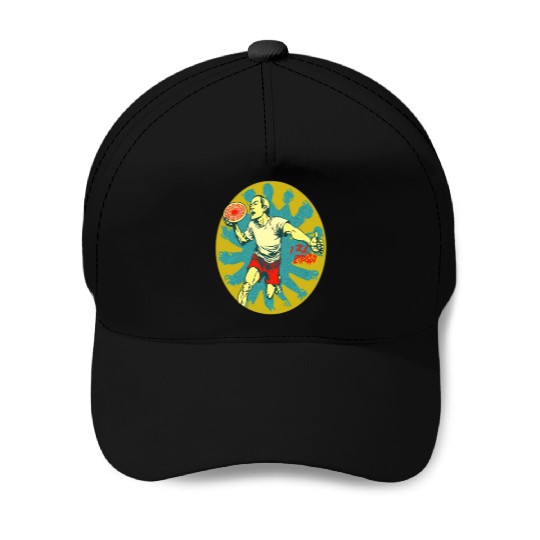 Ultimate Frisbee Retirement Appreciation Pop Art Baseball Caps