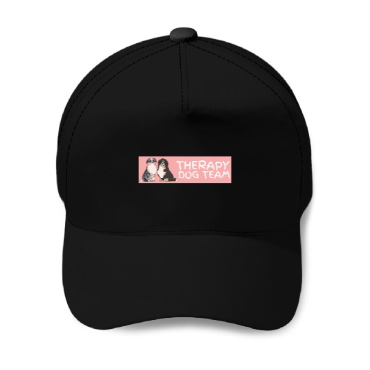 Therapy Dog Team Pet Dog Lover Mental Health Aware Baseball Caps