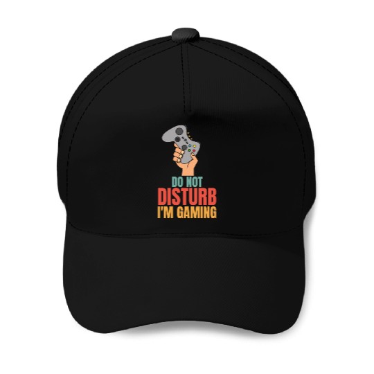 Do Not Disturb Im Gaming Baseball Caps - Perfect for Dad