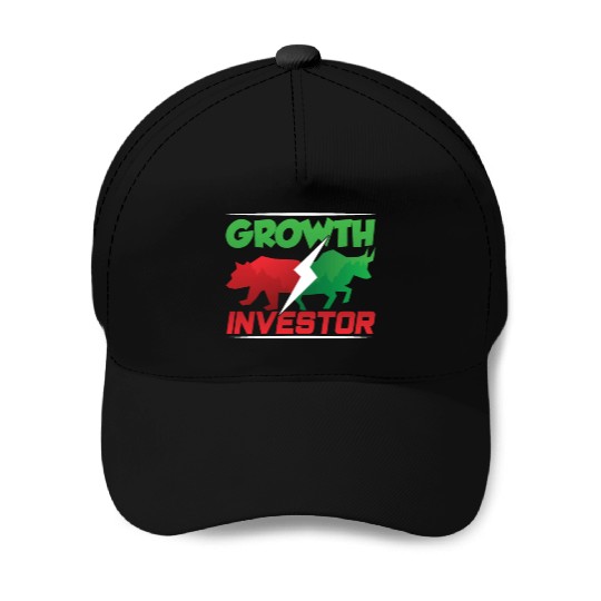 Growth Investor Investing Invest Shareholder Baseball Caps
