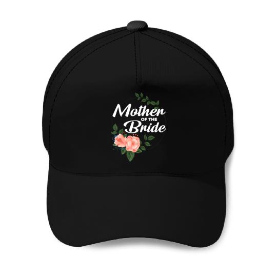 Mother of the Bride Floral Blush Wedding Gift desi Baseball Caps