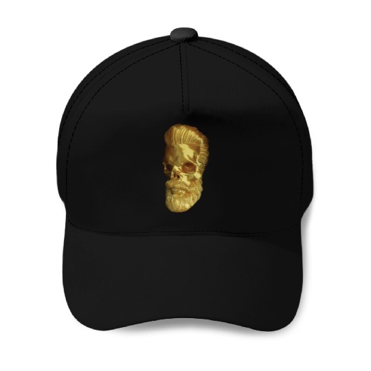 Cool human skull Baseball Caps
