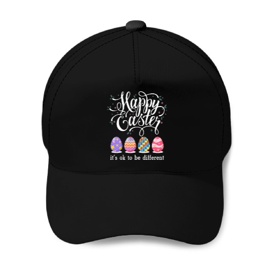 Autism Easter Egg Bunny Puzzle Awareness Baseball Caps