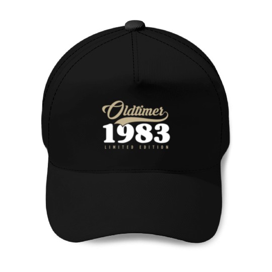 40th Birthday Vintage 1983 Baseball Caps