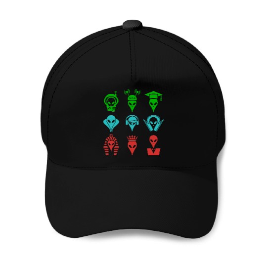 Alien Crew Dance Baseball Caps