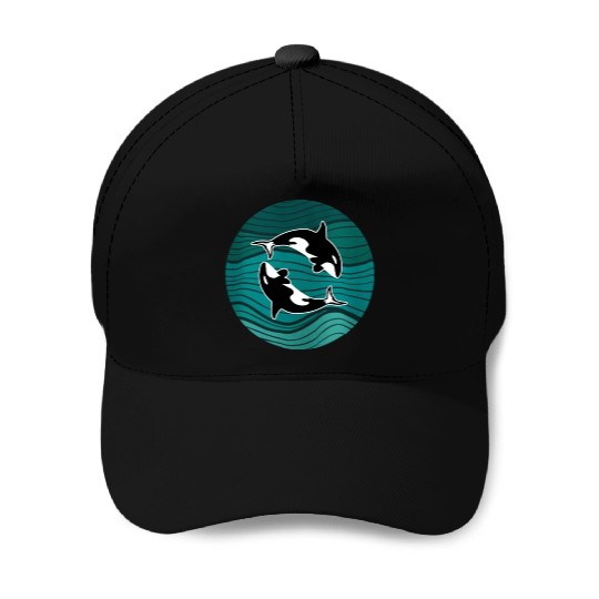 Orca Is My Valentine Life Is Better With Orca Baseball Caps