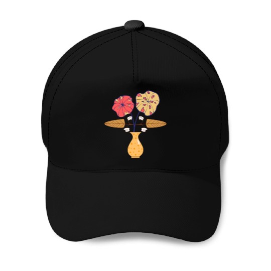 Unique Flower Pastel Baseball Caps