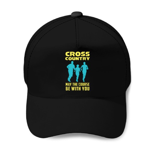 Cross Country Course Baseball Caps