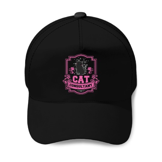 Cat Consultant Crazy Cat Lover Baseball Caps