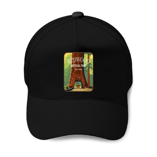 redwood Baseball Caps