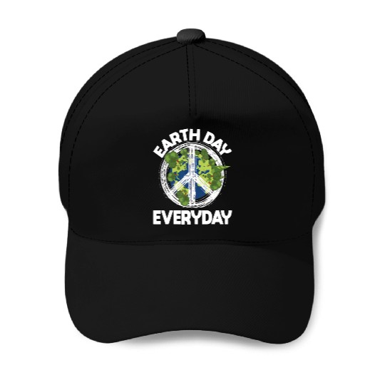 Earth Day Everyday Nature Lover Climate Change Baseball Caps
