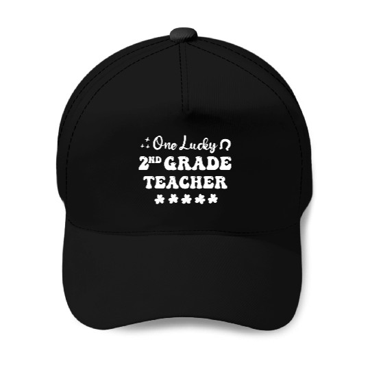 One lucky kindergarten Grade Teacher Baseball Caps