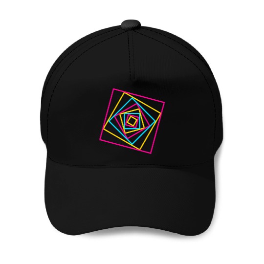 90s Geometry 10 Baseball Caps