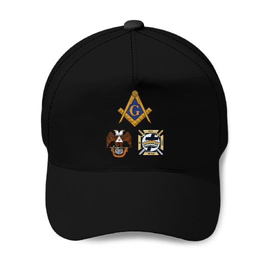 Mason Scottish Rite Knights Templar Baseball Caps