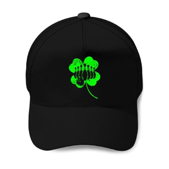 Bowling St. Patrick's day shamrock Baseball Caps