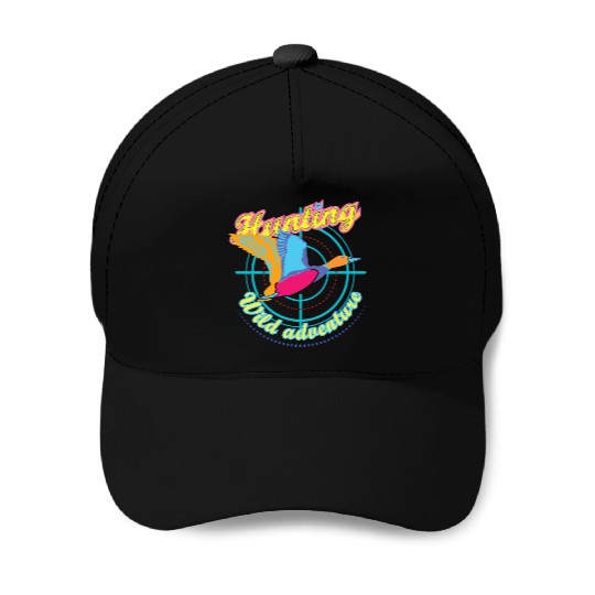Hunting Wild Adventure Baseball Caps