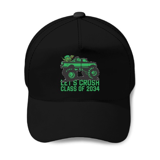 Lets crush class of 2034 dark green vehicle sketch Baseball Caps