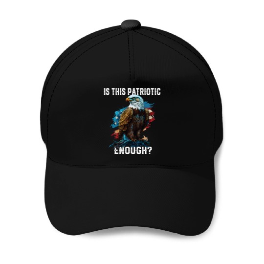 Is This Patriotic Enough American Bald Eagle Baseball Caps