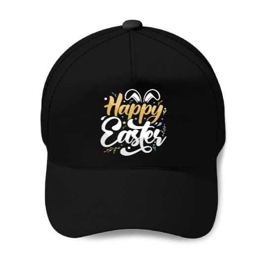 Happy Easter Motif Easter Eggs Funny Easter Bunny Baseball Caps