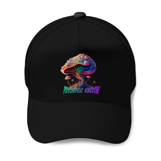 Psychedelic Mushroom Baseball Caps