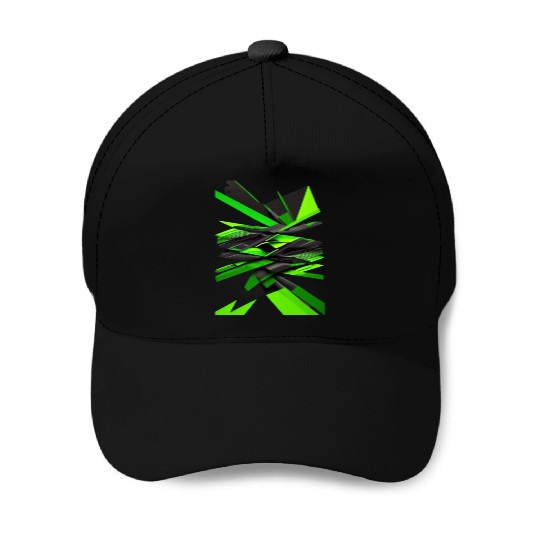 Stylish Abstract 3D Baseball Caps design