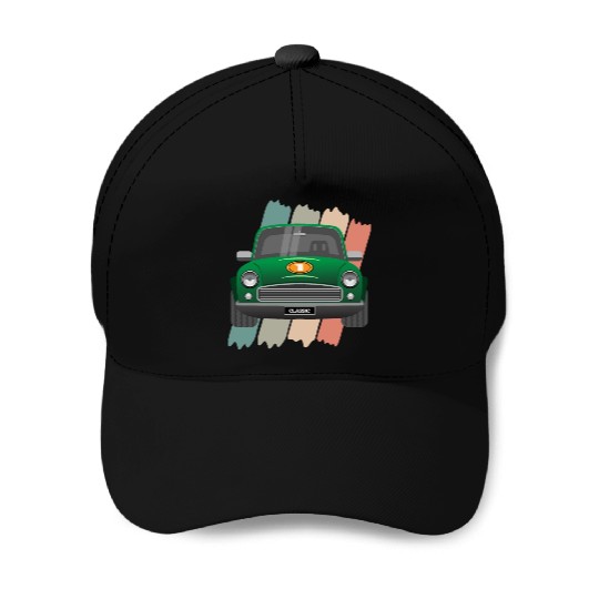 Classic Car Racing Green Baseball Caps