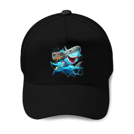 shark game ps 5 Baseball Caps