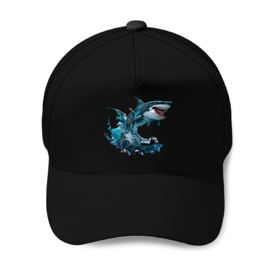 shark game ps 2 Baseball Caps