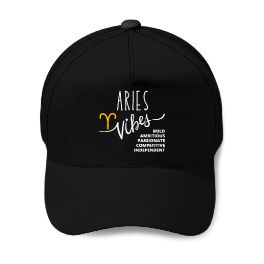 Aries: Embrace Your Fearless and Bold Nature Baseball Caps