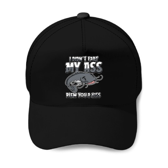 Catfish Fishing Baseball Caps