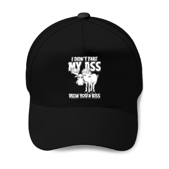 Moose Elk Funny Baseball Caps