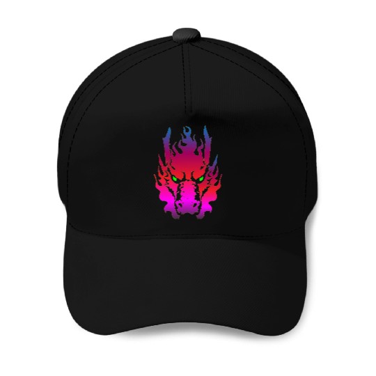 Dragon Face Baseball Caps