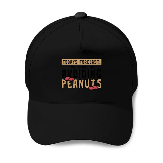 Today's Forecast 100% Chance Of Avoiding Peanuts Baseball Caps