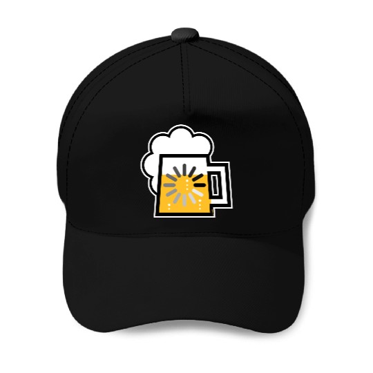 Beer Loading (Drinking In Progress / Icon / |) Baseball Caps