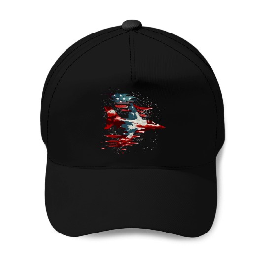 Patriotic America USA Flag 4th Of July American Baseball Caps