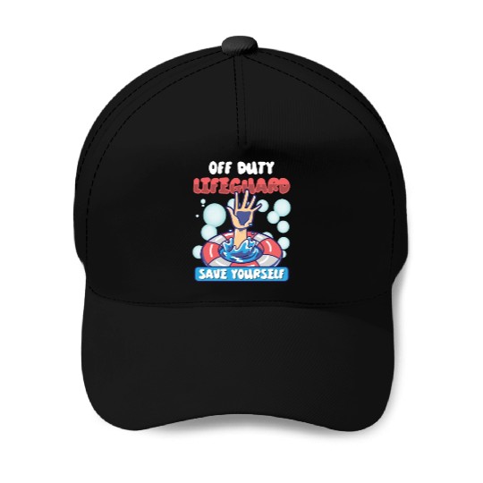 Swimmer Scuba Diving Lifeguard Water Sport Baseball Caps