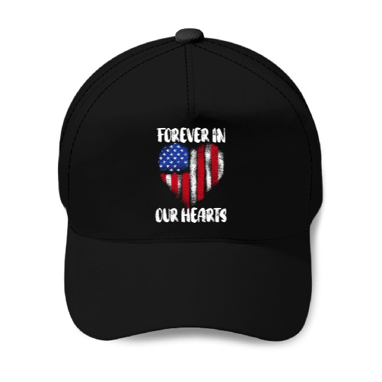 Patriotic Veteran USA Flag American Memorial Day Baseball Caps