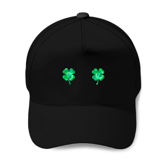 Shamrock Boobs Tie Dye Irish Boobies St Patricks Baseball Caps