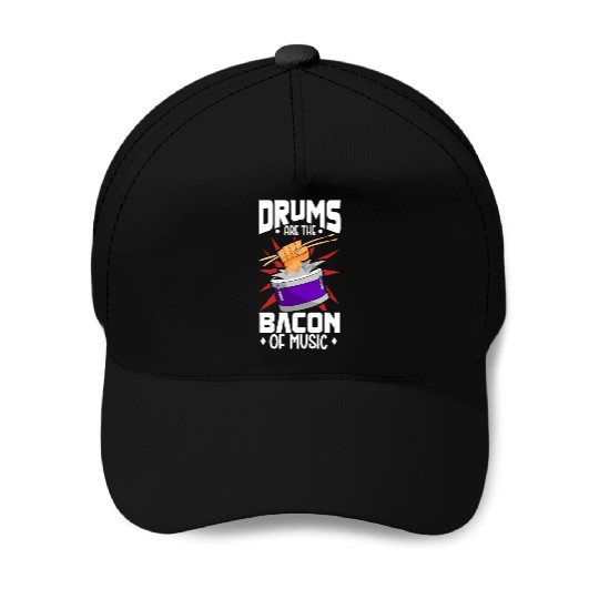Drummer Drums Music Drum Set Drumming Baseball Caps