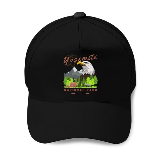 Yosemite National Park Baseball Caps