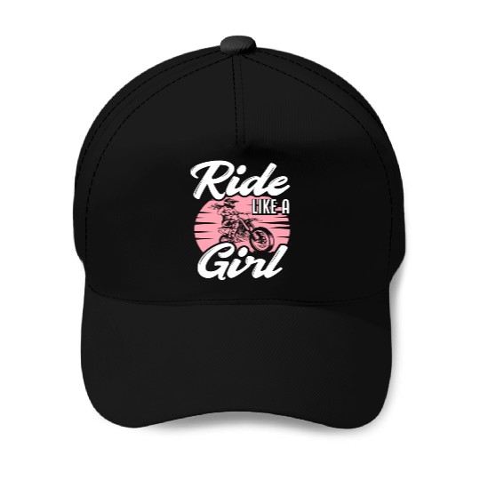 Motocross Women Girls Hobby Motorsport Baseball Caps