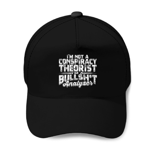 Conspiracy Theorist Theory Science Fiction Baseball Caps