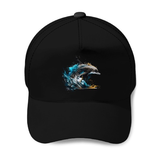 Dolphin Baseball Caps