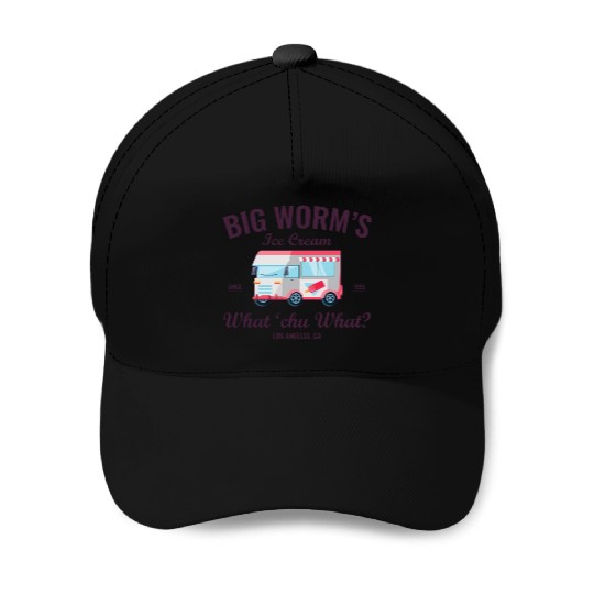 Big Worm s Ice Cream What chu Want Humor Style Baseball Caps